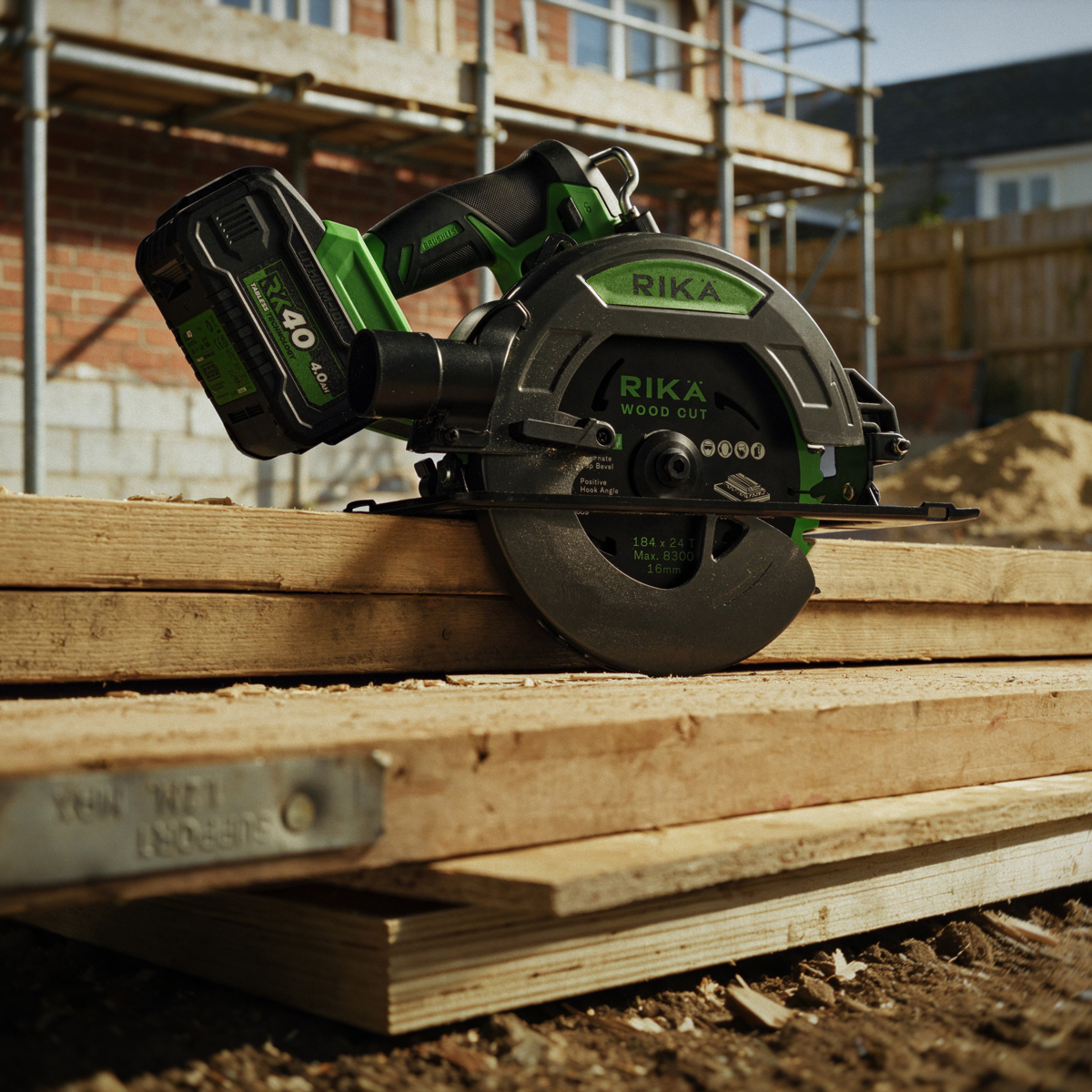 Rikä RK40 40V 185mm Cordless Circular Saw | Brushless Motor | Body Only